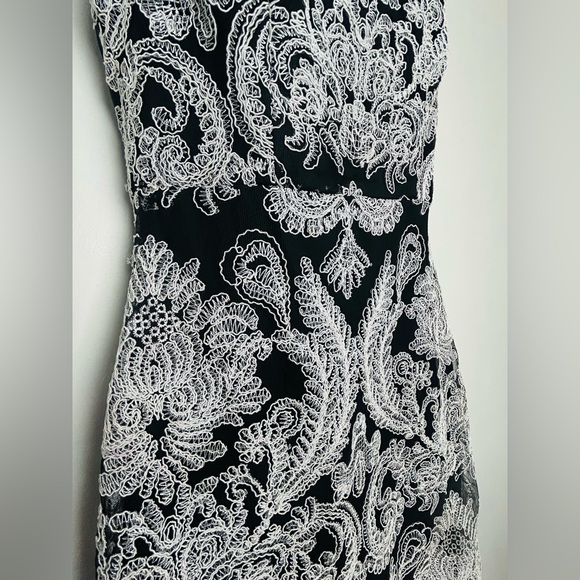 🔸2 for$11🔸 
 Black with Silver Lace Accent Dress - Picture 8 of 8